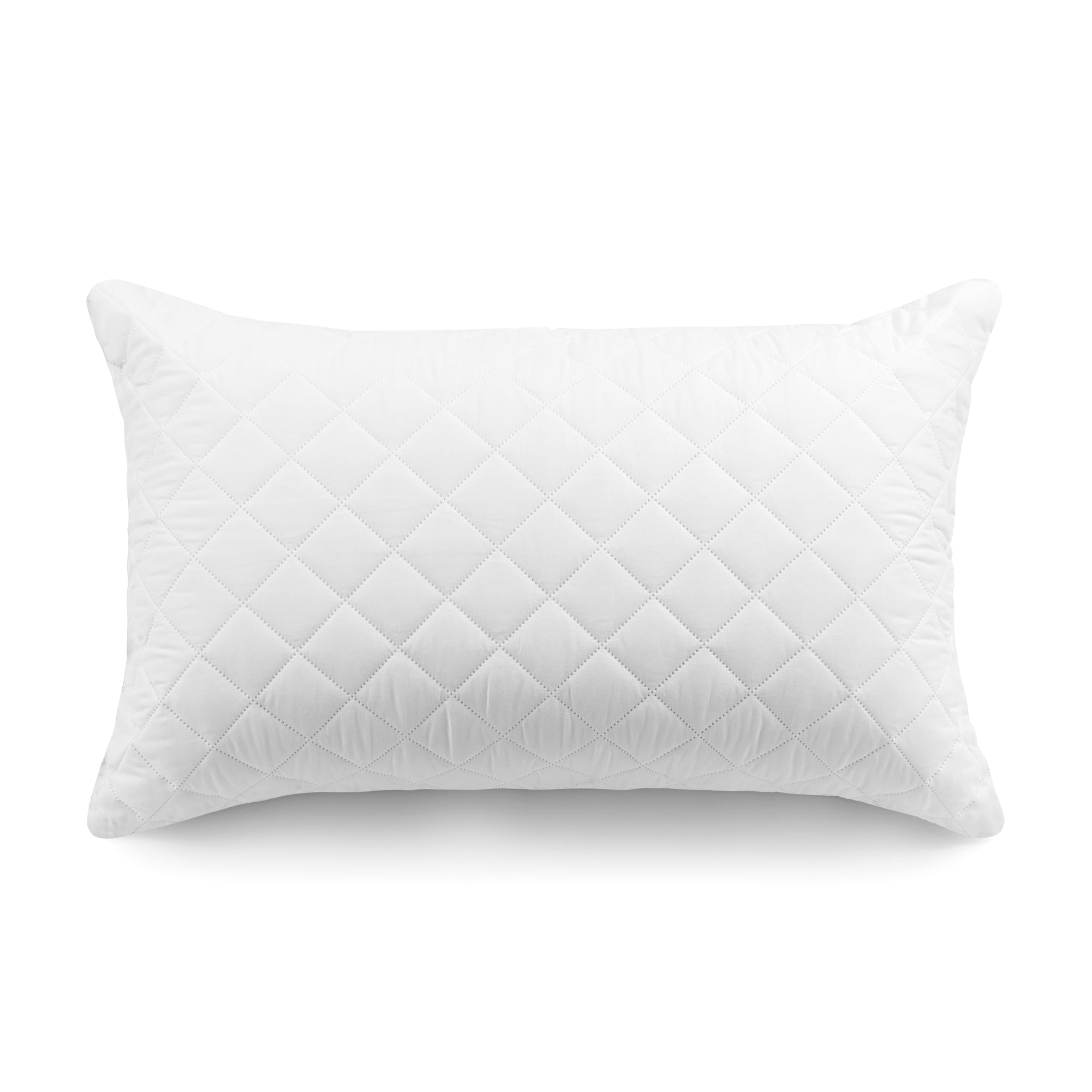 Fluffy Shredded Memory Foam Cluster Bed Pillow, Standard Queen, 2 Pack - Decorative Throw Pillow Cushion for Sofa & Bed Detail