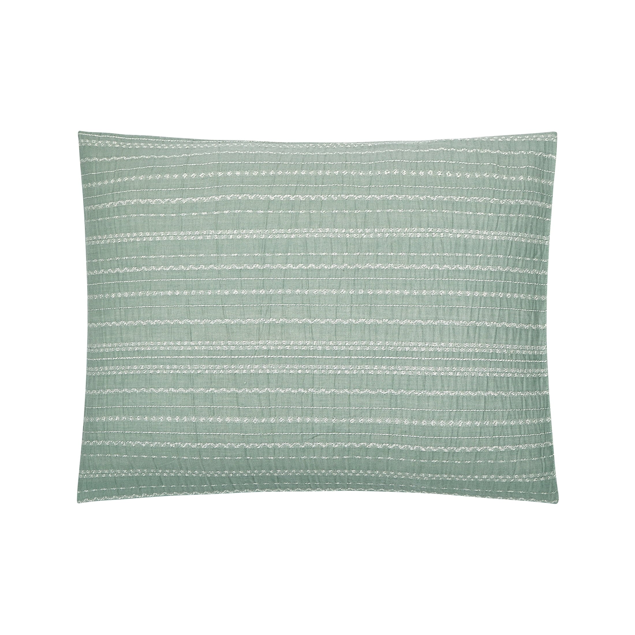 Heavyweight Warmth Crafted Woven 3-Piece Comforter Set, Green River, Full Queen, All Ages - All-Season Down Alternative Comforter Insert Detail