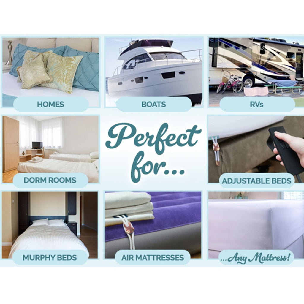 Premium Egyptian Cotton Fitted Bed Sheet With Built-In Compression Cord Locks On Mattresses & Won’t Slip - Cooling Hotel Quality Bedding Sheets and Pillowcases Detail