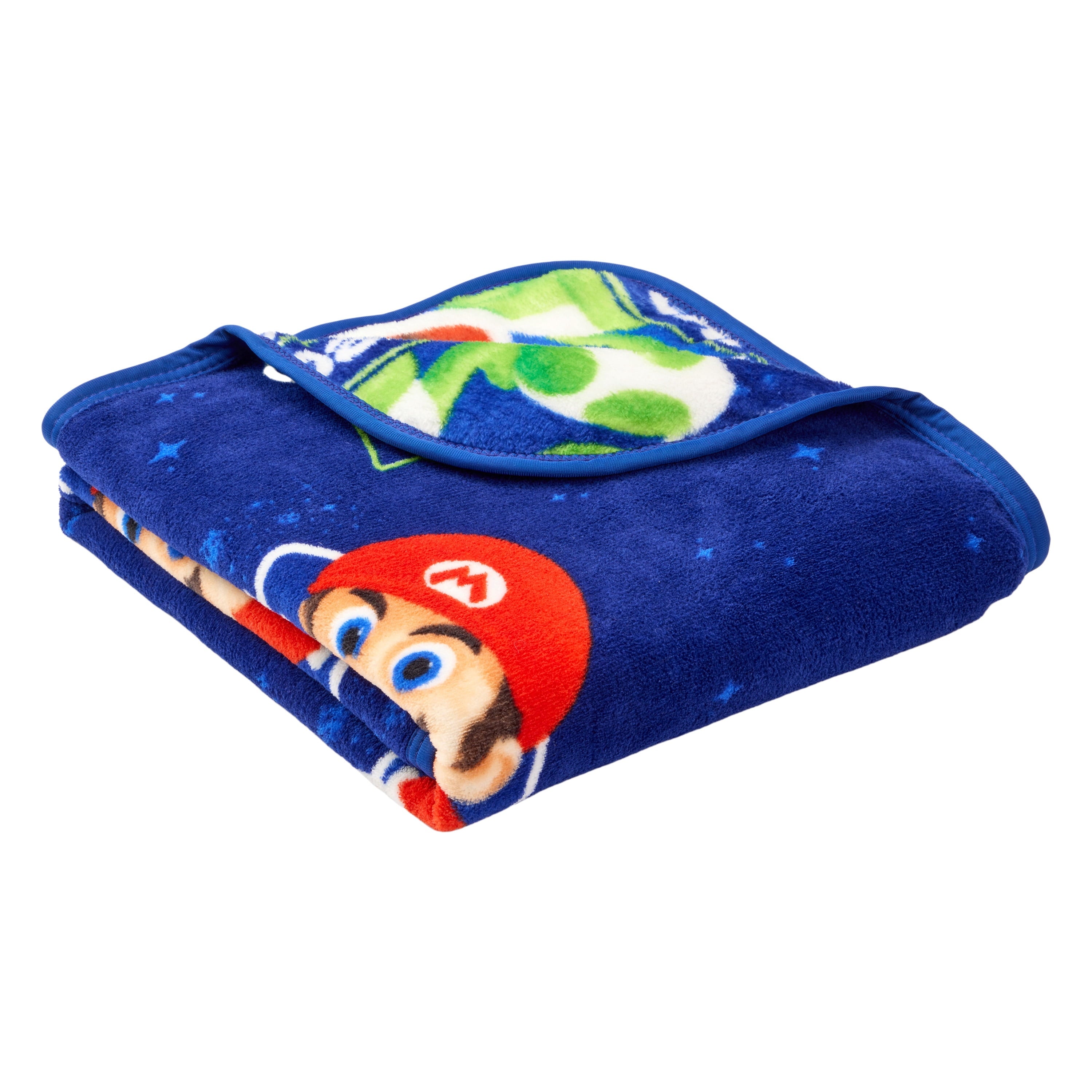 Super Soft Flannel Galaxy Movie Kids Blue Print Fleece Throw Blanket, 46 x 60 - Lightweight Plush Warm Blanket for All Seasons Detail