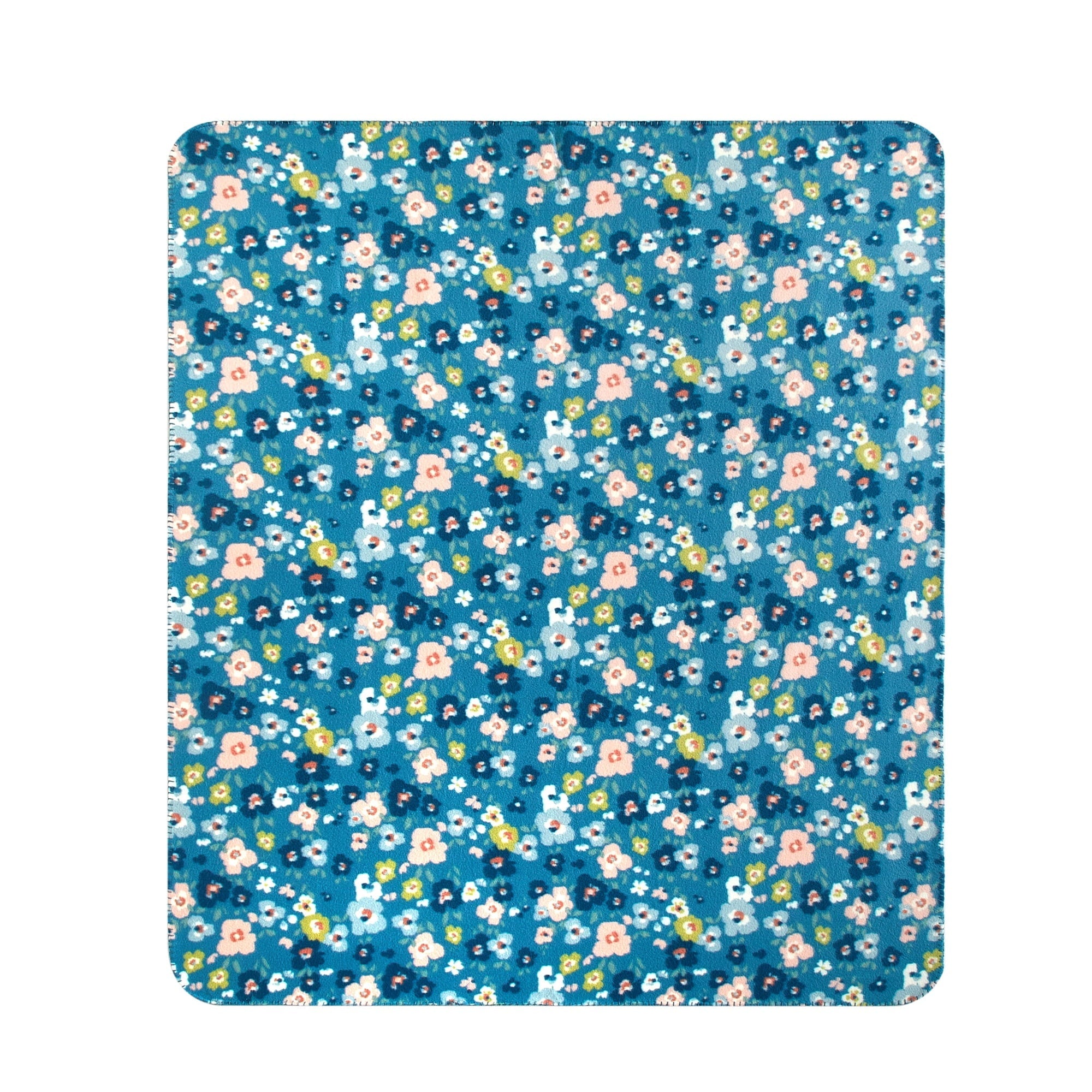 Cozy Fleece Cozy Fleece Throw Blanket Delightful Floral 50" x 60", All Ages - Lightweight Plush Warm Blanket for All Seasons Detail