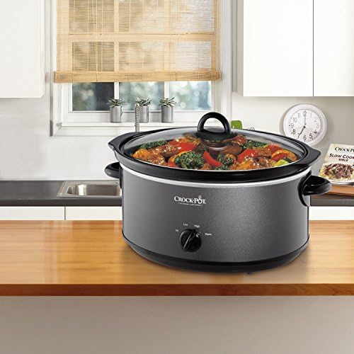 Digital Control Crock-Pot 7 Quart Slow Cooker – Charcoal S09Q - Large Capacity Electric Stew Pot & Slow Cooker Detail