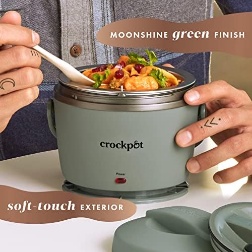Self-Heating Crock-Pot Portable Electric Lunch Box Food Warmer – Green S21D - Portable Electric Lunch Box Food Warmer Detail