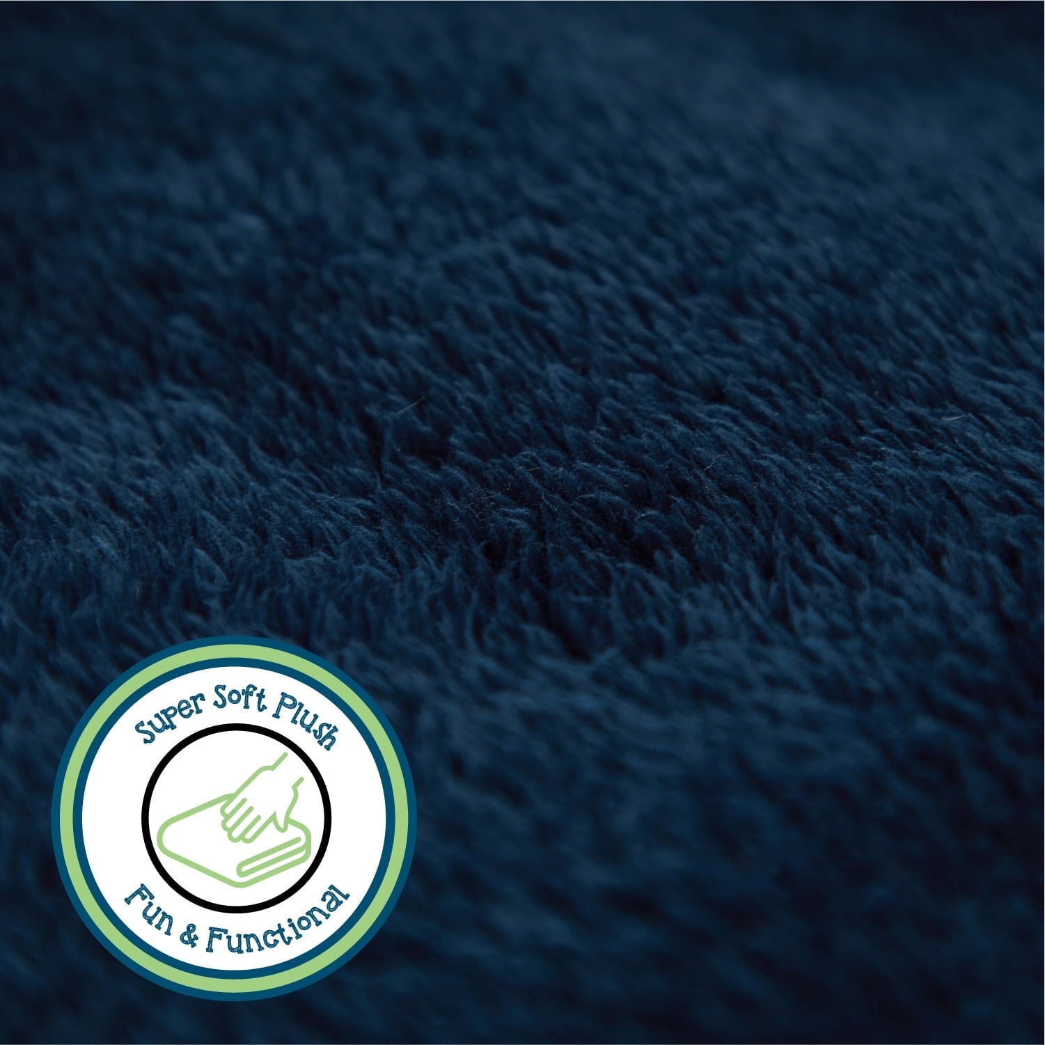 Cozy Fleece Soft, Navy Blue, Oversized, Fuzzy, Throw Blanket for Kids, 72 x 50 inches - Luxury Knitted Decorative Throw Blanket with Fringes Detail