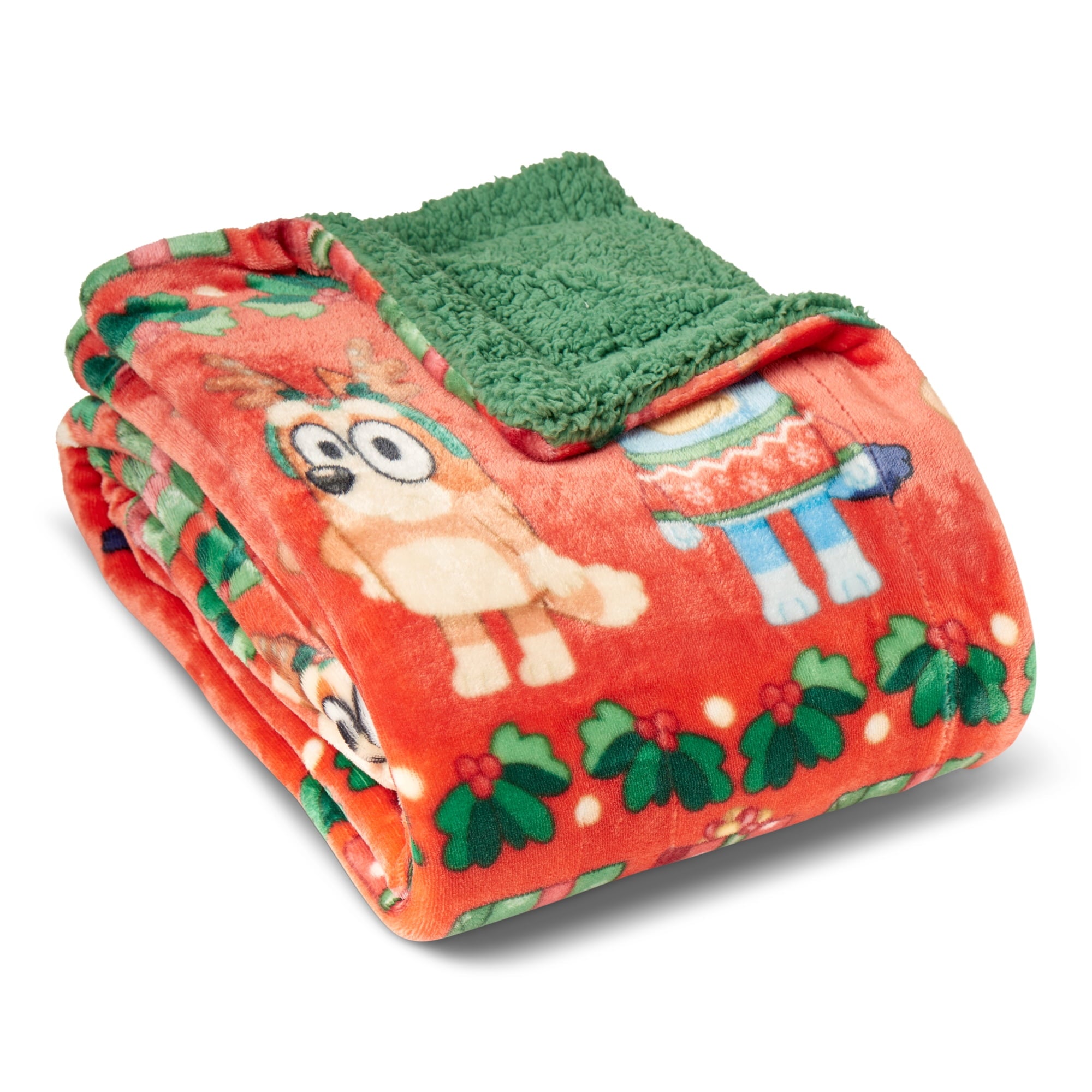 Decorative Knitted Holidays are Nice Silk Touch Throw Blanket with Sherpa Reverse 50 x 60 inches - Lightweight Plush Warm Blanket for All Seasons Detail