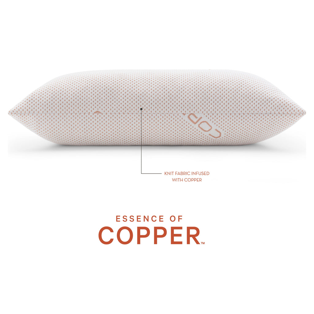 Decorative Plump Luxury Knit Bed Pillow 2 Pack, Standard/Queen, Polyester - Decorative Throw Pillow Cushion for Sofa & Bed Detail