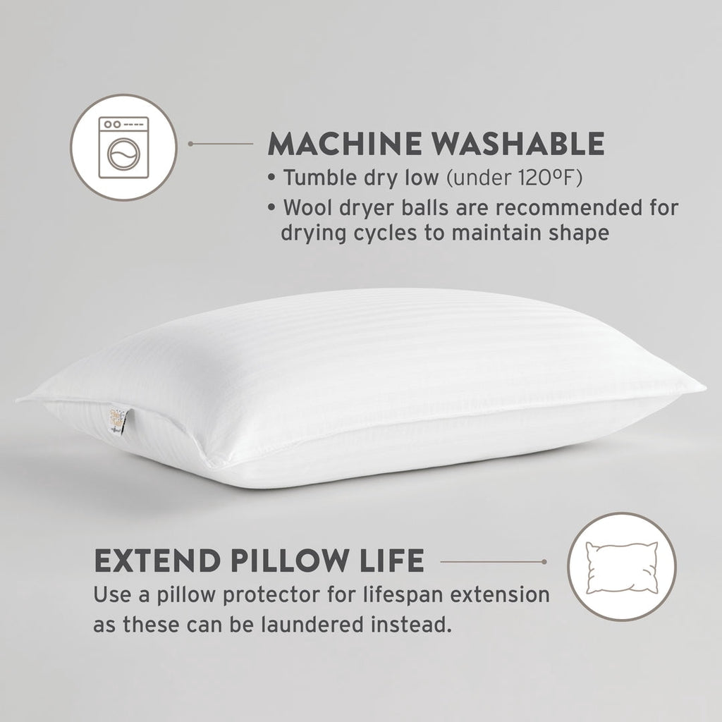 Ergonomic Memory Foam Dolce Notte II Stomach, Side and Back Sleeper Bed Pillow for Sleeping | Hotel and Resort Quality | Hypoallergenic, Do... - Ergonomic Memory Foam Pillow for Neck Pain Support Detail