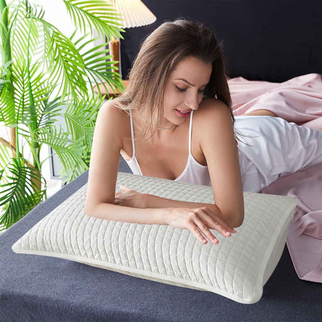 Hotel Collection Memory Foam Pillow, Toddler Pillow, Small Pillows for Kids, Soft & Hypoallergenic - Kids Sleeping Pillow - Toddler Be... - Ergonomic Memory Foam Pillow for Neck Pain Support Detail
