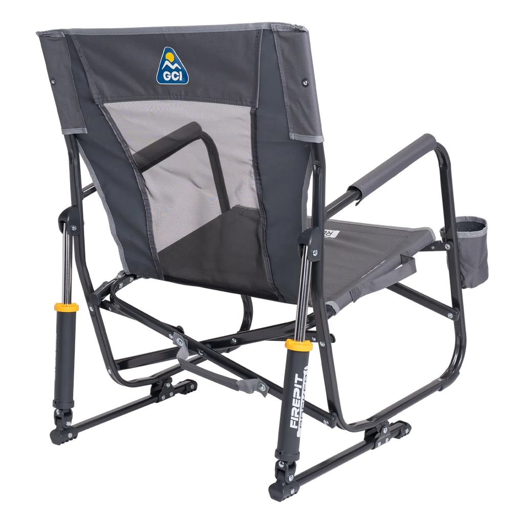 Premium All-Weather FirePit Rocker - Choice 737 - Freestyle Rocker Portable Outdoor Folding Chair Detail