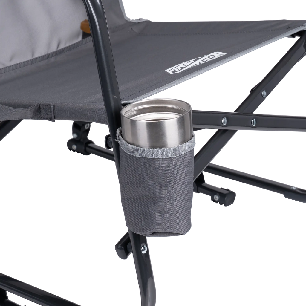 Premium All-Weather FirePit Rocker - Choice 737 - Freestyle Rocker Portable Outdoor Folding Chair Detail