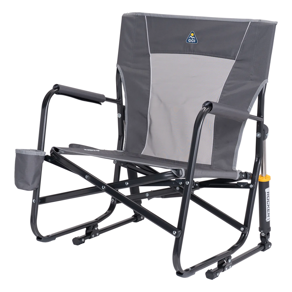 Premium All-Weather FirePit Rocker - Choice 737 - Freestyle Rocker Portable Outdoor Folding Chair Detail