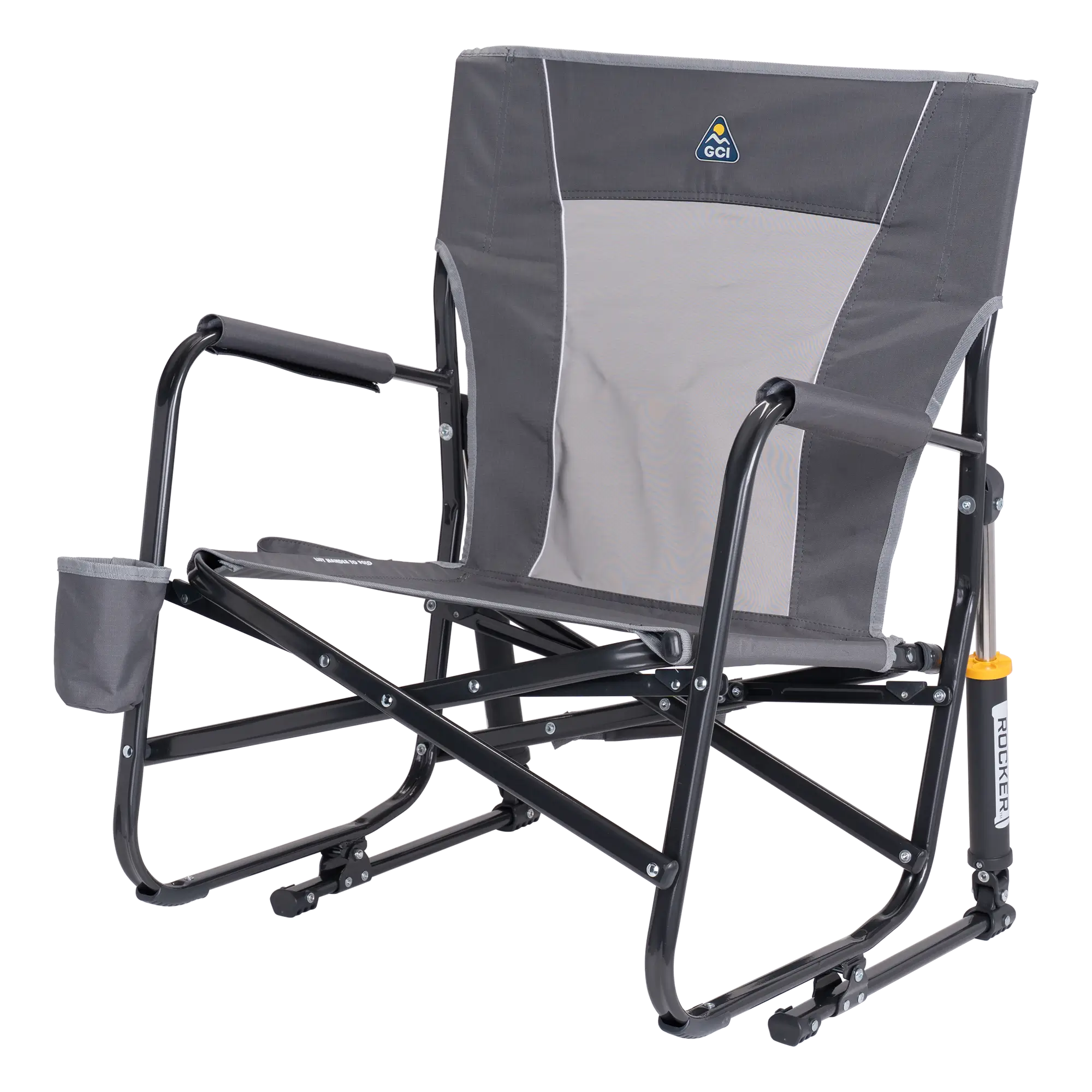 Premium All-Weather FirePit Rocker - Choice 737 - Freestyle Rocker Portable Outdoor Folding Chair Detail