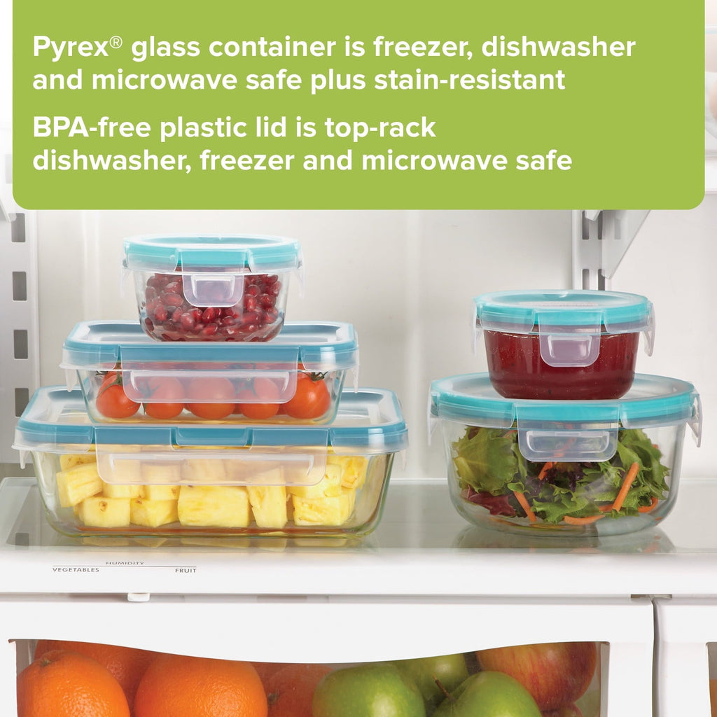 Playful Geometric Glass Storage Set, 10 Piece - Fun Food Fidget Cookie Squishable Toy Detail