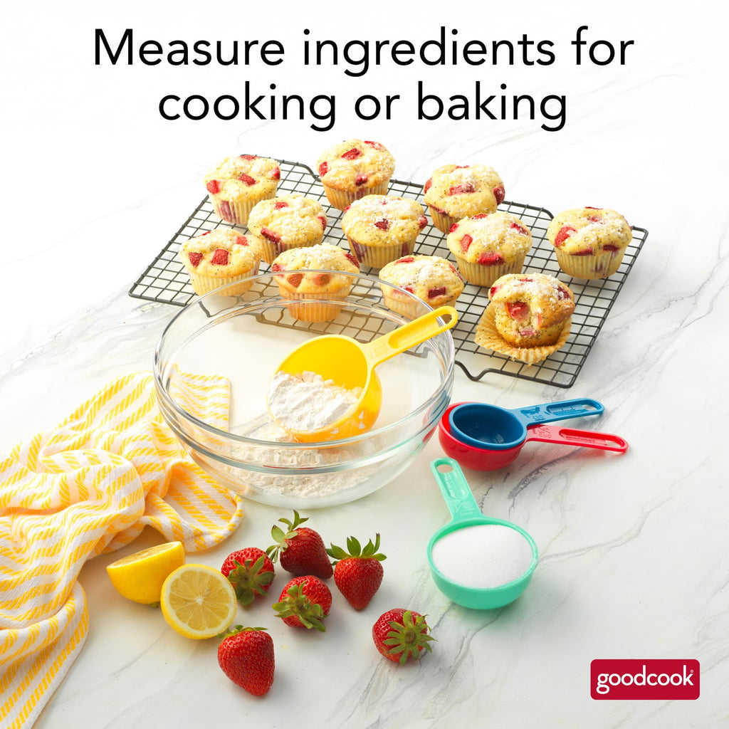 Innovative Measuring Cups And Spoons, Set Of 8 Nesting With Storage Ring - Innovative Kitchen Helper for Modern Cooking Detail