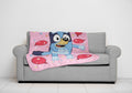 Cozy Fleece Balloon Party 46" x 60" Throw Blanket, Kids, Pink, Microfiber - Lightweight Plush Warm Blanket for All Seasons - Default Title