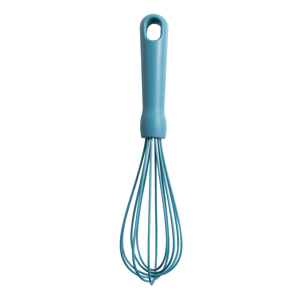 Ergonomic Manual 3-Piece Silicone Whisk Set, 10.5"/10.4"/9.6" L, Blue Color - Innovative Kitchen Helper for Modern Cooking Detail
