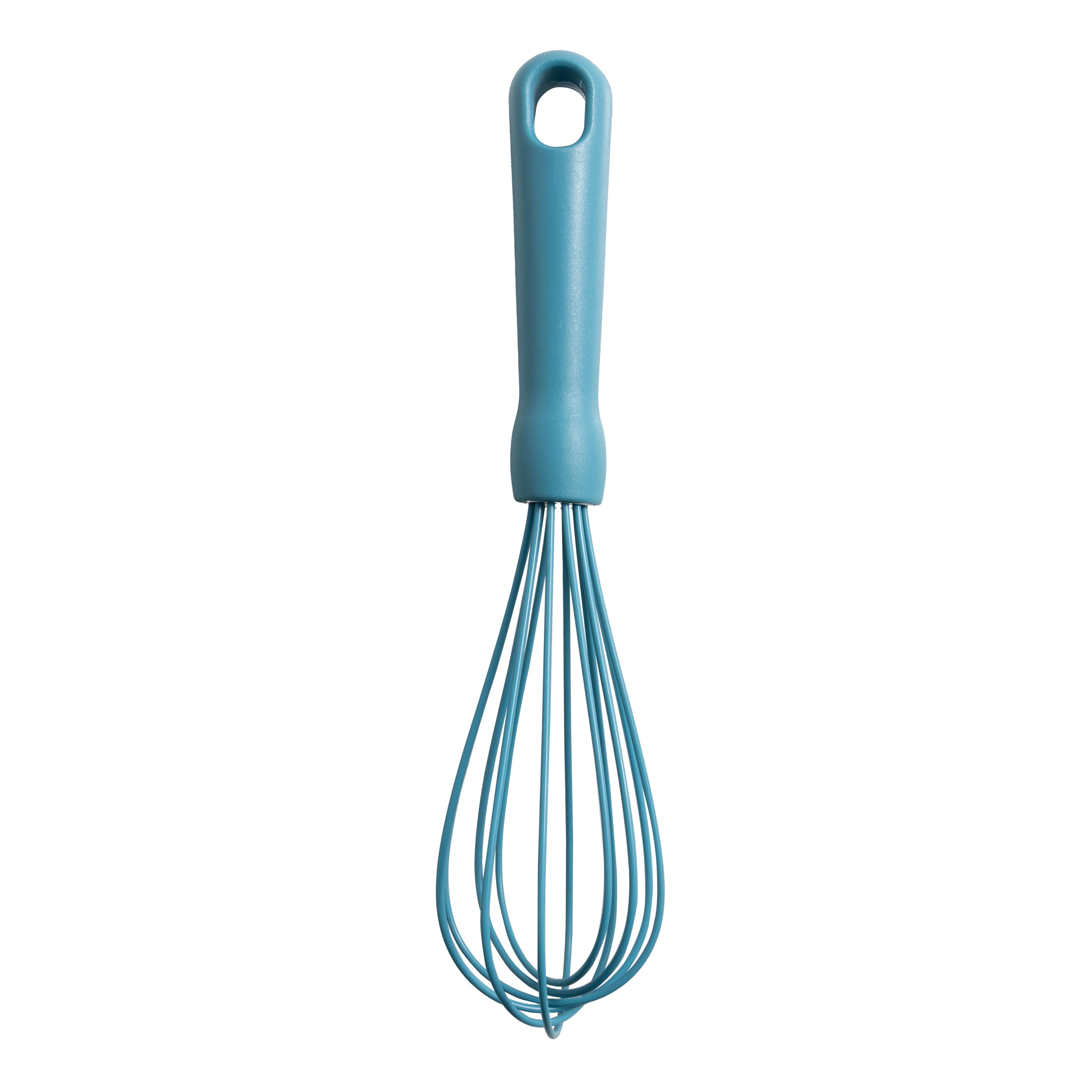 Ergonomic Manual 3-Piece Silicone Whisk Set, 10.5"/10.4"/9.6" L, Blue Color - Innovative Kitchen Helper for Modern Cooking Detail