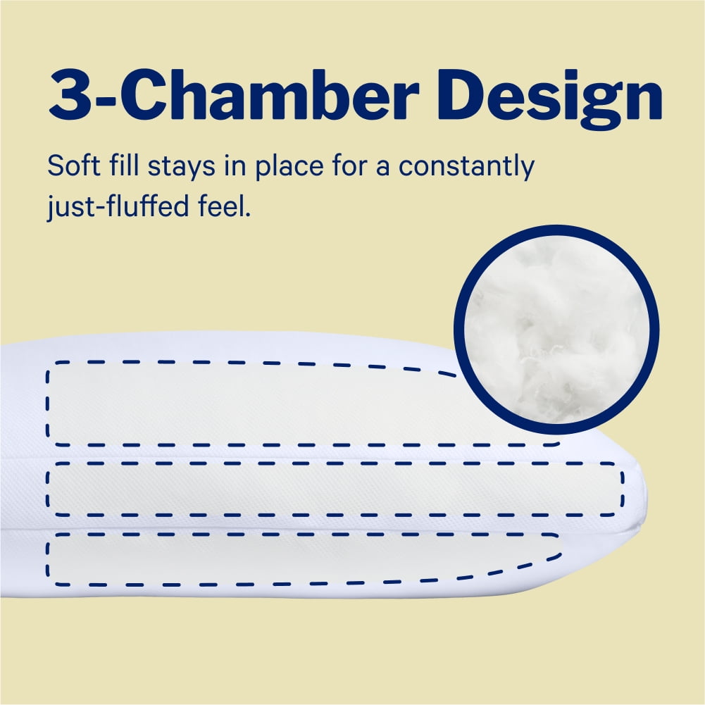 Ergonomic Memory Foam Sleep Essential Cooling Pillow, Standard - Ergonomic Memory Foam Pillow for Neck Pain Support Detail