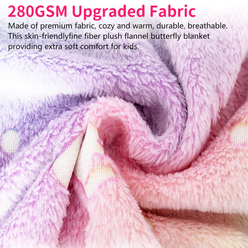 Decorative Knitted Glow in The Dark Pony Blanket for Kids, 50"x60" Soft Cozy Luminous Flannel Blanket, Christmas Birthday Gift for Girls... - Lightweight Plush Warm Blanket for All Seasons Detail