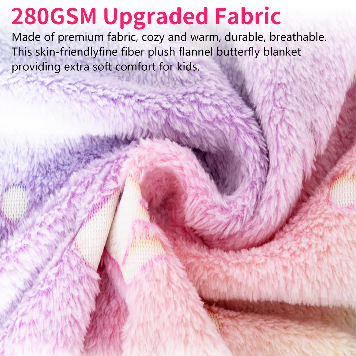 Decorative Knitted Glow in The Dark Pony Blanket for Kids, 50"x60" Soft Cozy Luminous Flannel Blanket, Christmas Birthday Gift for Girls... - Lightweight Plush Warm Blanket for All Seasons Detail