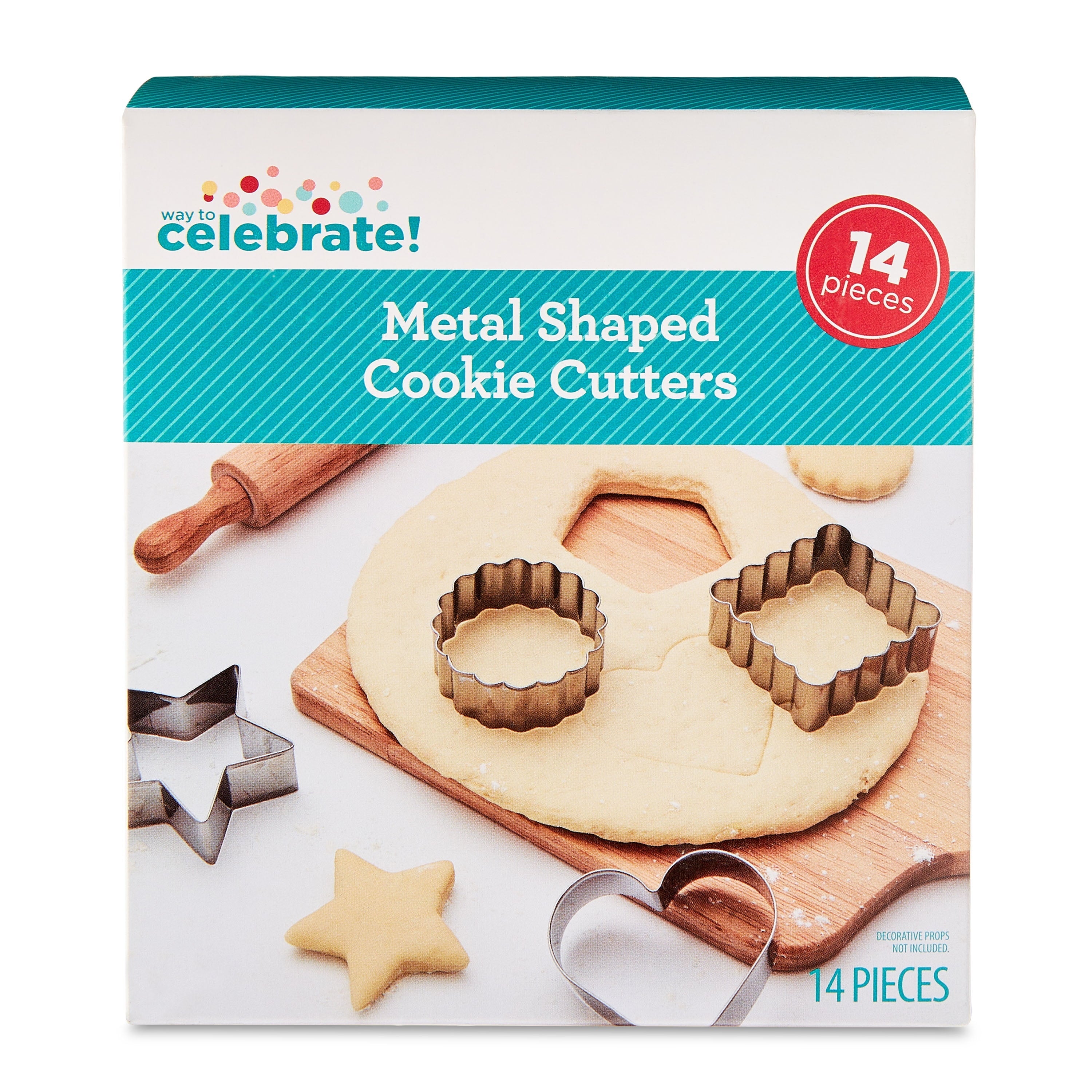 Multi-Functional Metal Shaped Cookie Cutters Set, 14 Pieces - Innovative Kitchen Helper for Modern Cooking Detail