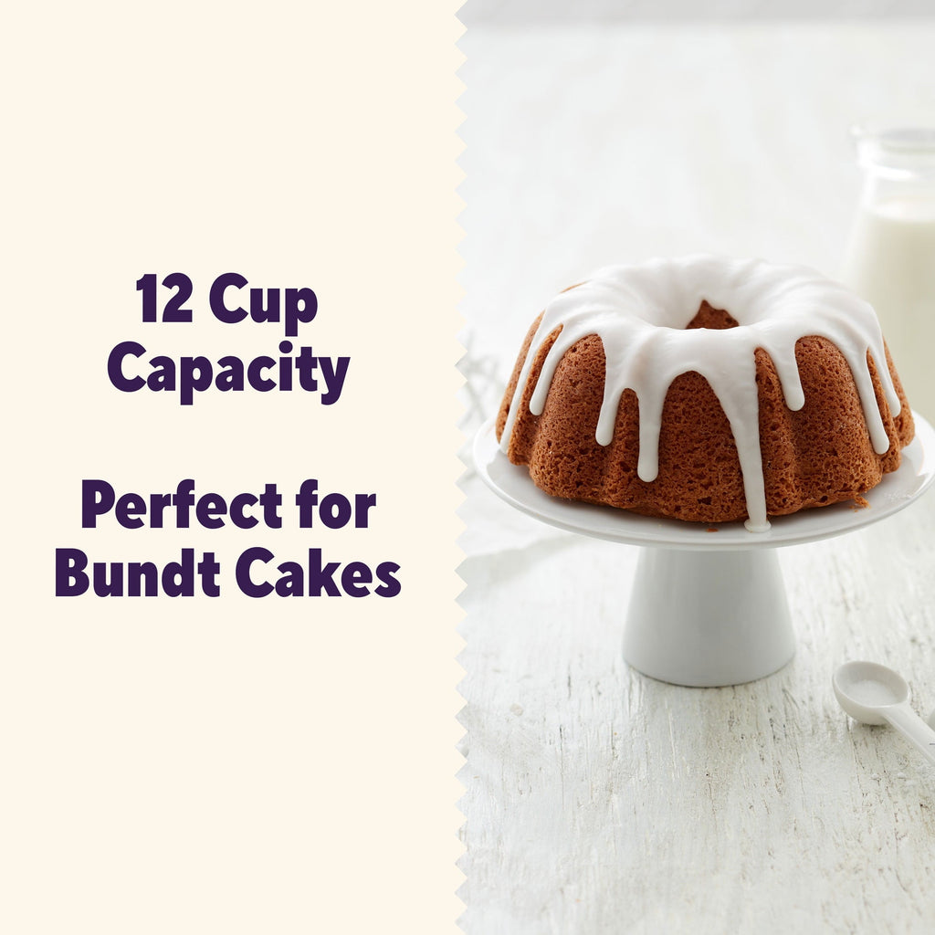 Ergonomic Manual Everyday Non-Stick Bundt Cake Pan 9.51" Fluted Tube Baking Pan, Packaging May Vary - Premium Stainless Steel Garlic Presser & Peeler Detail