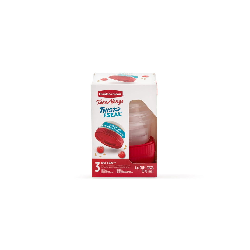 Playful Geometric (3 pack) & Seal 1.6-Cup Food Storage Containers, Ruby Red, 3 pack - Deliciously Soft Cupcake Sensory Glob Detail