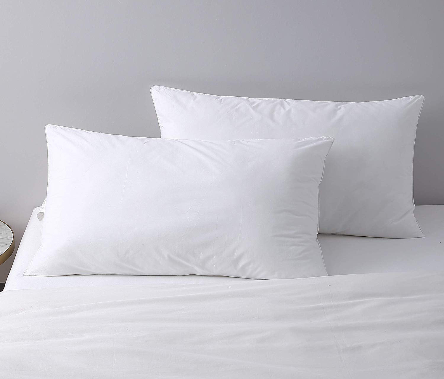 Orthopedic Support Bed Pillows King Size Pillows Set of 2, Pillows for Sleeping,Polyester Microfiber Cover,Super Soft Set of 2(... - Orthopedic Shredded Foam Bed Pillow Set Detail