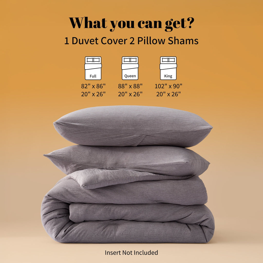 Luxurious Quilted Washed Comforter Set Full Size - 3 Pieces Soft Luxury Cationic Dyeing Bedding Sets, Linen-Like Texture Breathable Wri... - Hypoallergenic Ultra-Fluffy Quilt for Winter Detail