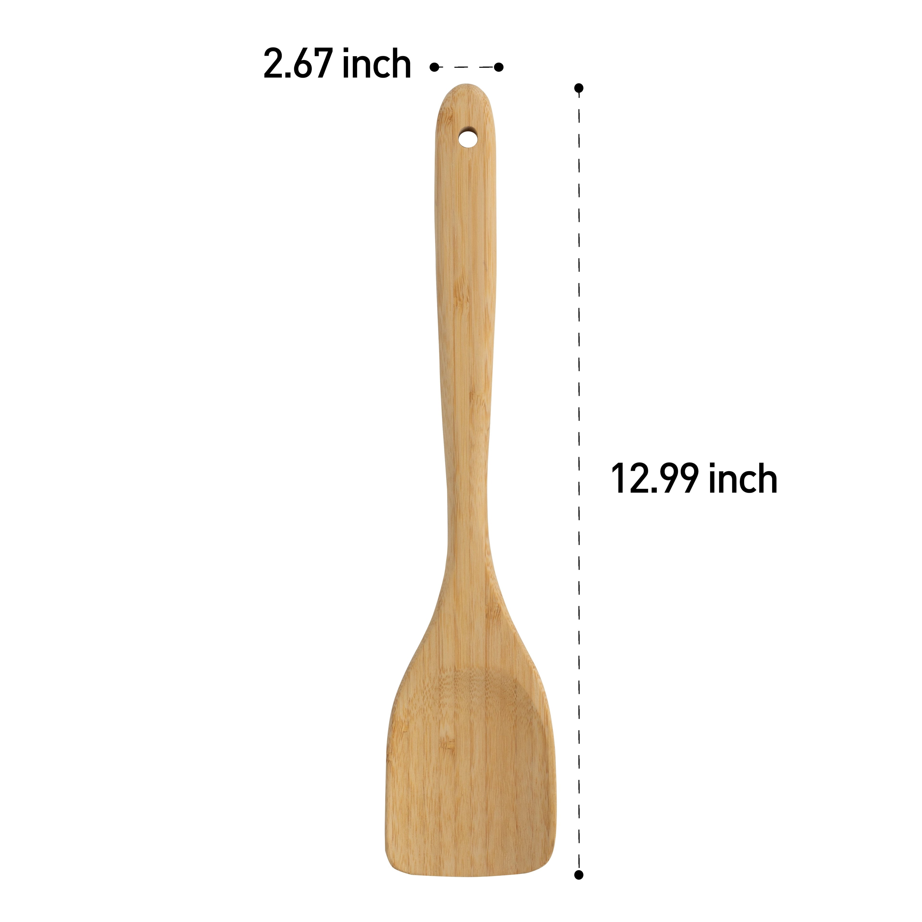 Chef-Quality Bamboo Turner, Crafted , Cooking and Kitchen, 12.99 x 2.67 x 0.59 inch. - Heavy Duty Stainless Steel Kitchen Shears Detail