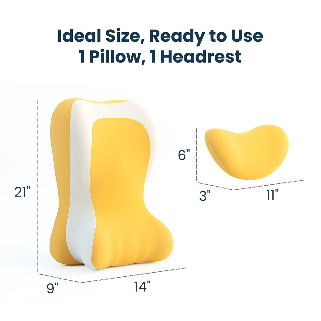 Decorative Plump Memory Foam Reading Pillow, Multi-Position Support Bed Pillow for Petite Adults, Reading Tools, Fun Couple Pillows Pr... - Hotel Quality Plush Sleeping Pillows Detail