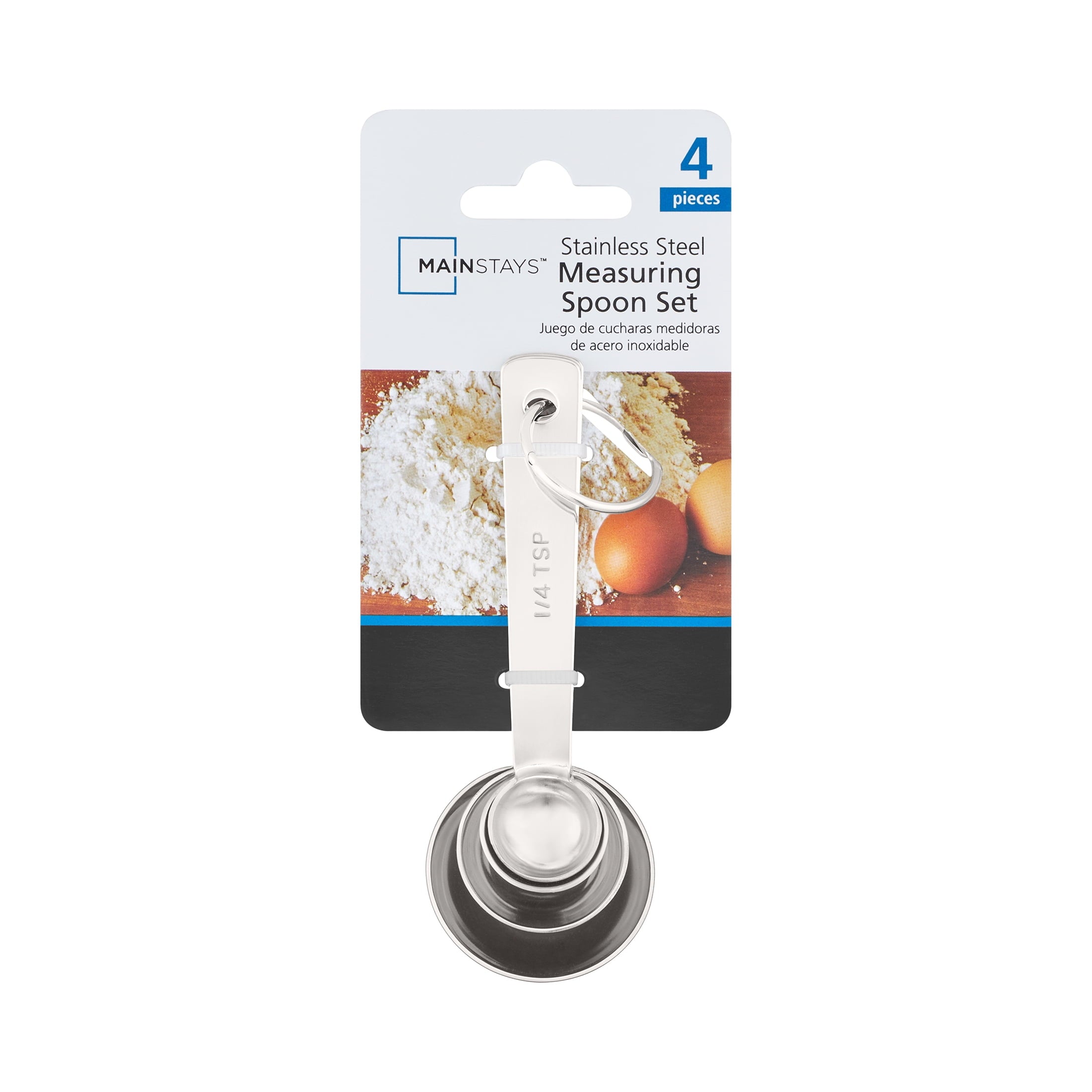 Innovative Kitchen Stainless Steel 4-Piece Nesting Measuring Spoons Set, Stainless Steel Finish - Premium Stainless Steel Garlic Presser & Peeler Detail