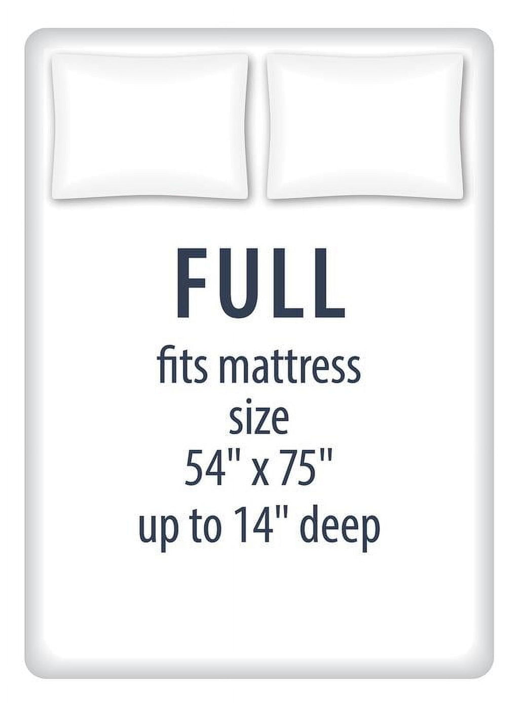 Ultra-Soft Kids Soft Microfiber Sheet Set, Navy Blue Stars, Full, 4 Pieces, Easy Care - Cooling Hotel Quality Bedding Sheets and Pillowcases Detail