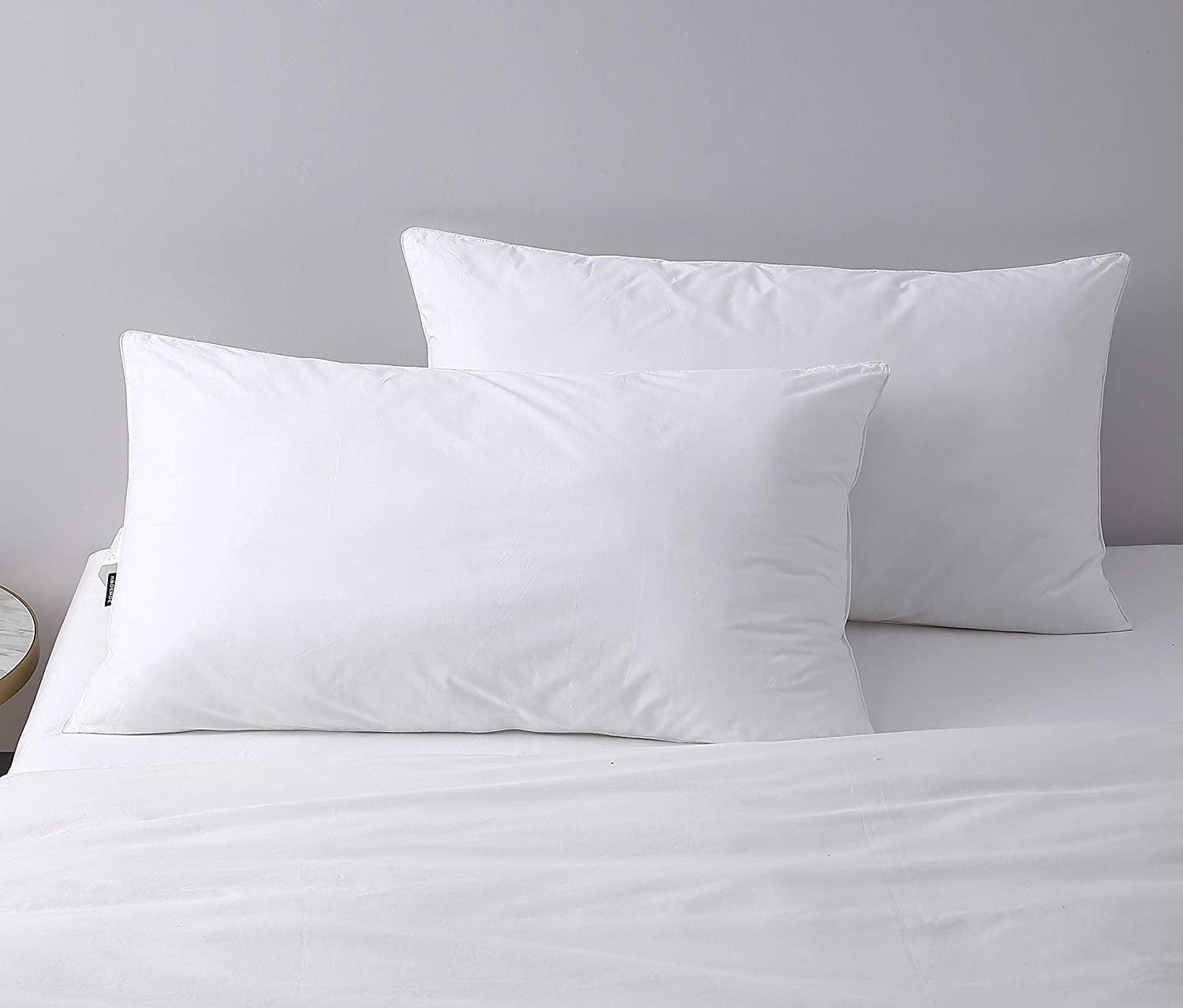 Orthopedic Support Bed Pillows King Size Pillows Set of 2, Pillows for Sleeping,Polyester Microfiber Cover,Super Soft Set of 2(... - Orthopedic Shredded Foam Bed Pillow Set Detail