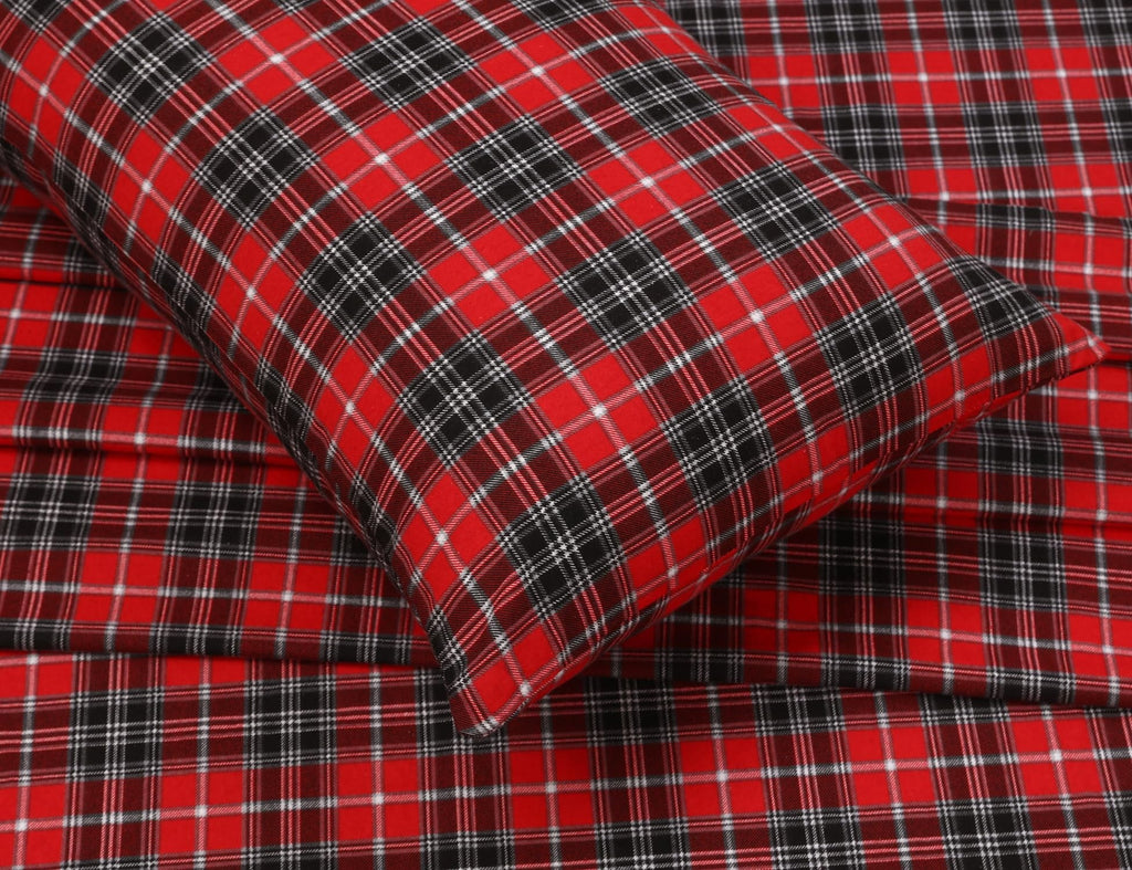 Breathable Luxury Flannel Sheets Queen Size - 100% Cotton Double Brushed Bed Sheets, Deep Pockets 16 Inches Queen Sheet Set, All Season... - Cooling Hotel Quality Bedding Sheets and Pillowcases Detail