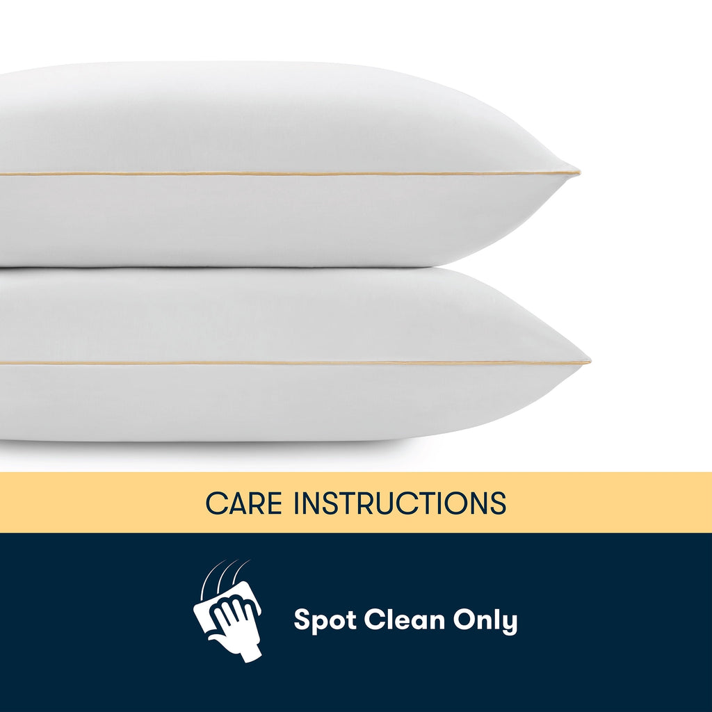 Ergonomic Memory Foam pedic Bounce Back Standard/Queen Bed Pillow, Hypoallergenic Fill - Ergonomic Memory Foam Pillow for Neck Pain Support Detail