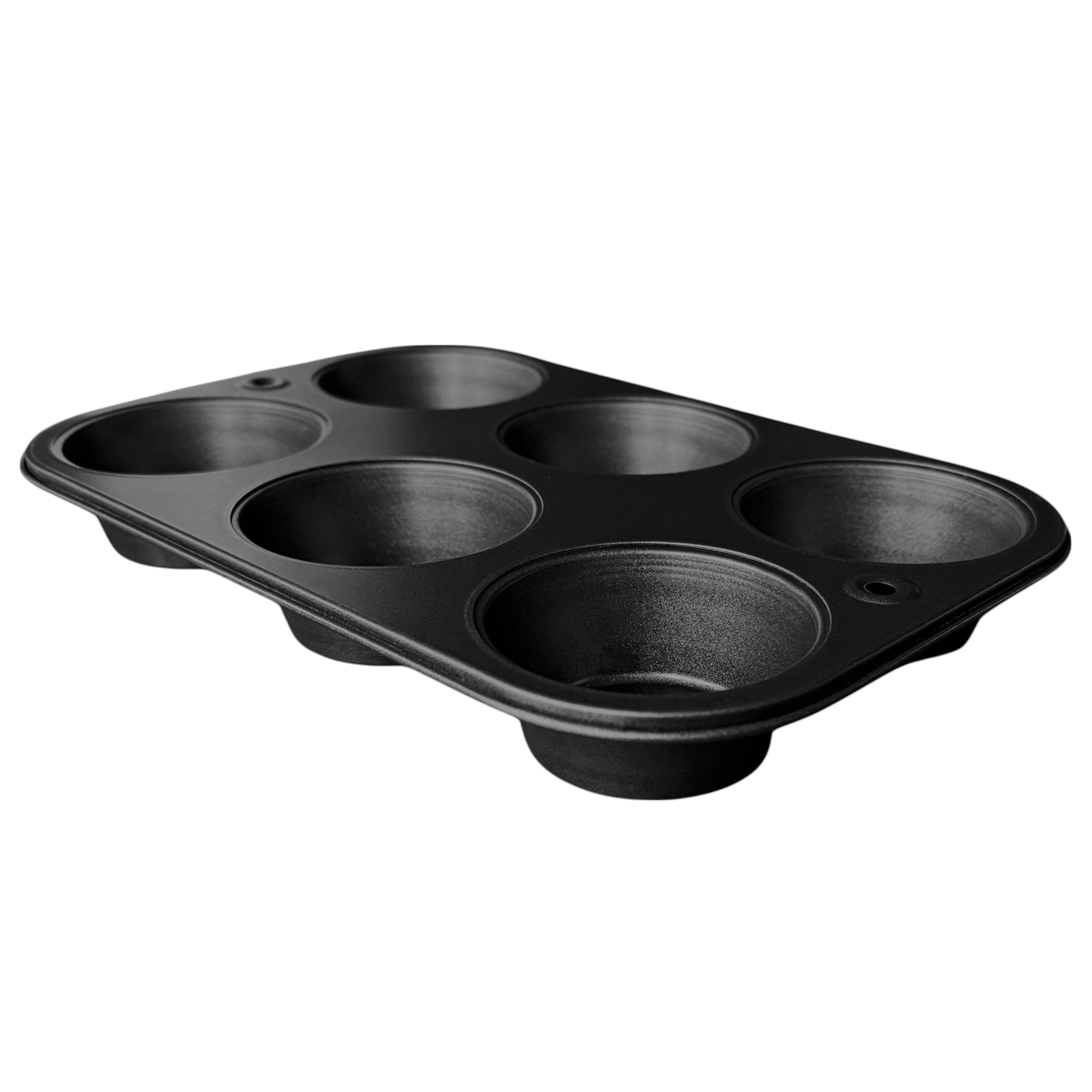 Innovative 6-Cup Nonstick Steel Muffin Pan, 2.9" Cup, Gray, 1 Count - Multi-Functional Manual Food Chopper & Slicer Detail
