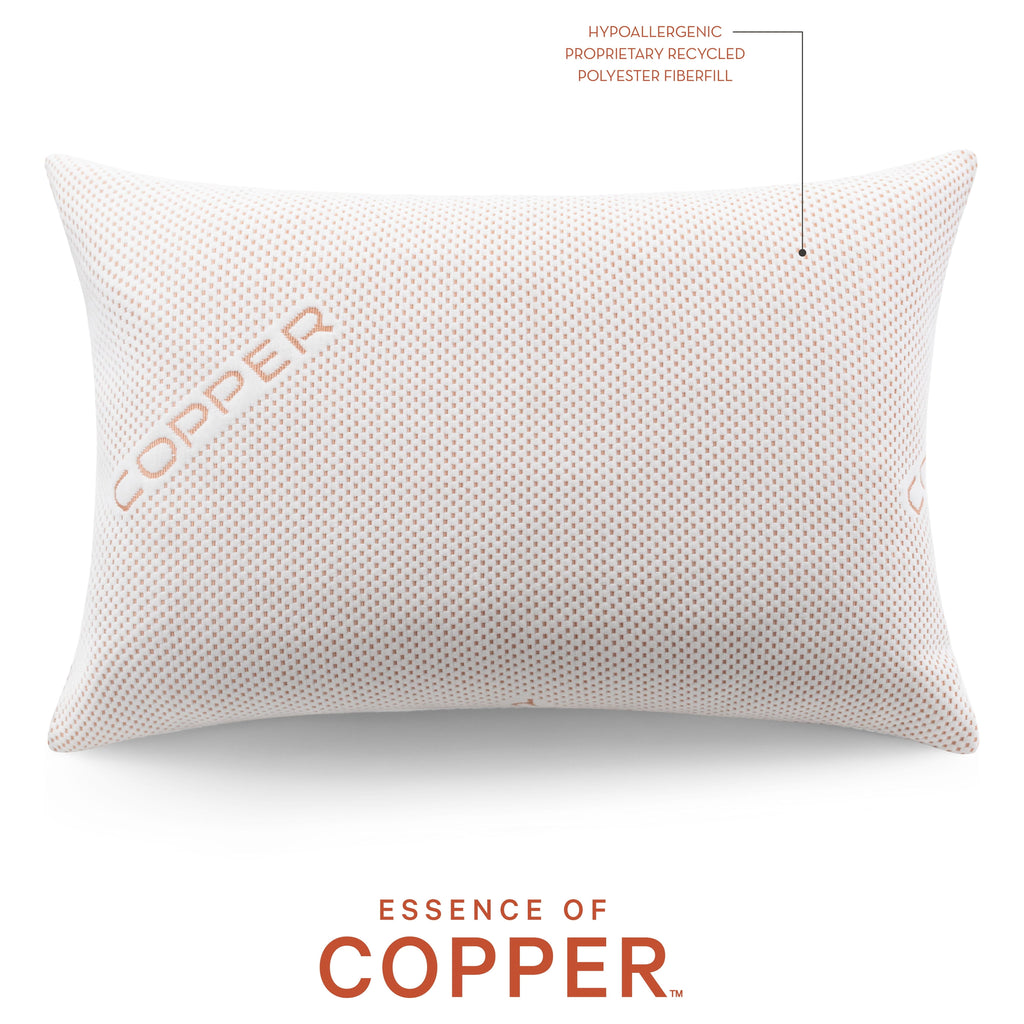 Decorative Plump Luxury Knit Bed Pillow 2 Pack, Standard/Queen, Polyester - Decorative Throw Pillow Cushion for Sofa & Bed Detail