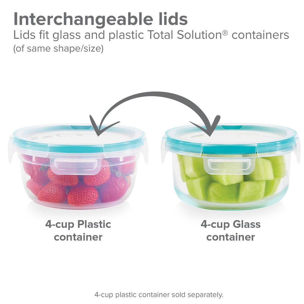 Playful Geometric Glass Storage Set, 10 Piece - Fun Food Fidget Cookie Squishable Toy Detail