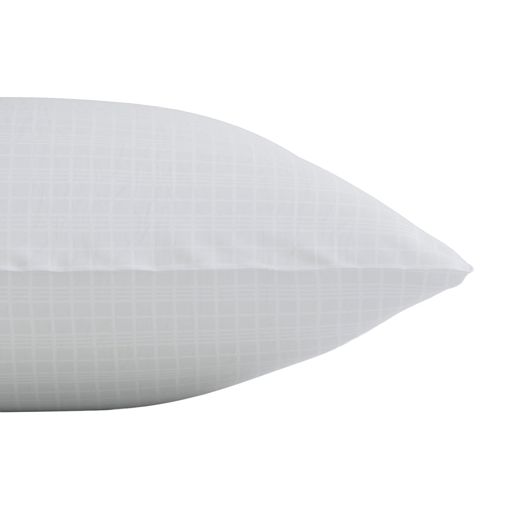 Orthopedic Support Comfort Complete Bed Pillow, Standard/Queen, White- All Positions Antimicrobial - Decorative Throw Pillow Cushion for Sofa & Bed Detail