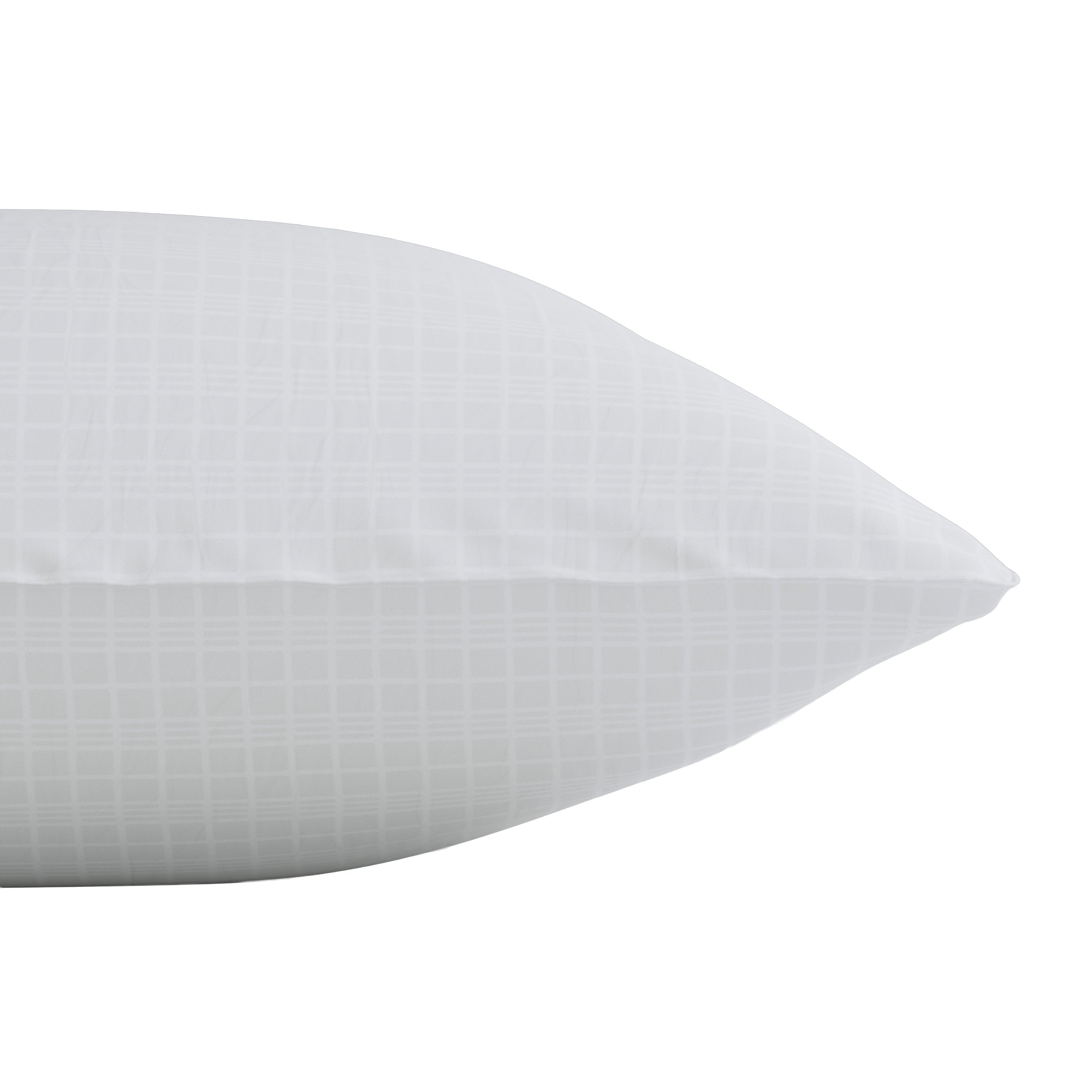 Orthopedic Support Comfort Complete Bed Pillow, Standard/Queen, White- All Positions Antimicrobial - Decorative Throw Pillow Cushion for Sofa & Bed Detail