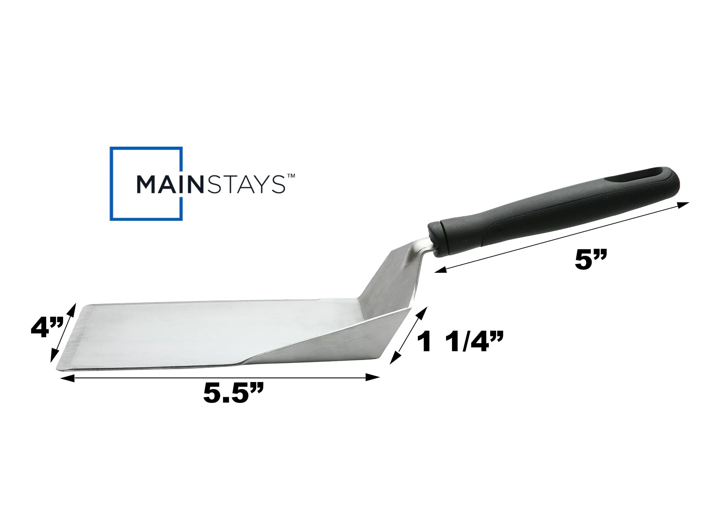 Heavy Duty Dishwasher safe 11.81 in Stainless Steel Kitchen Spatula - Professional Kitchen Tool for Culinary Enthusiasts Detail