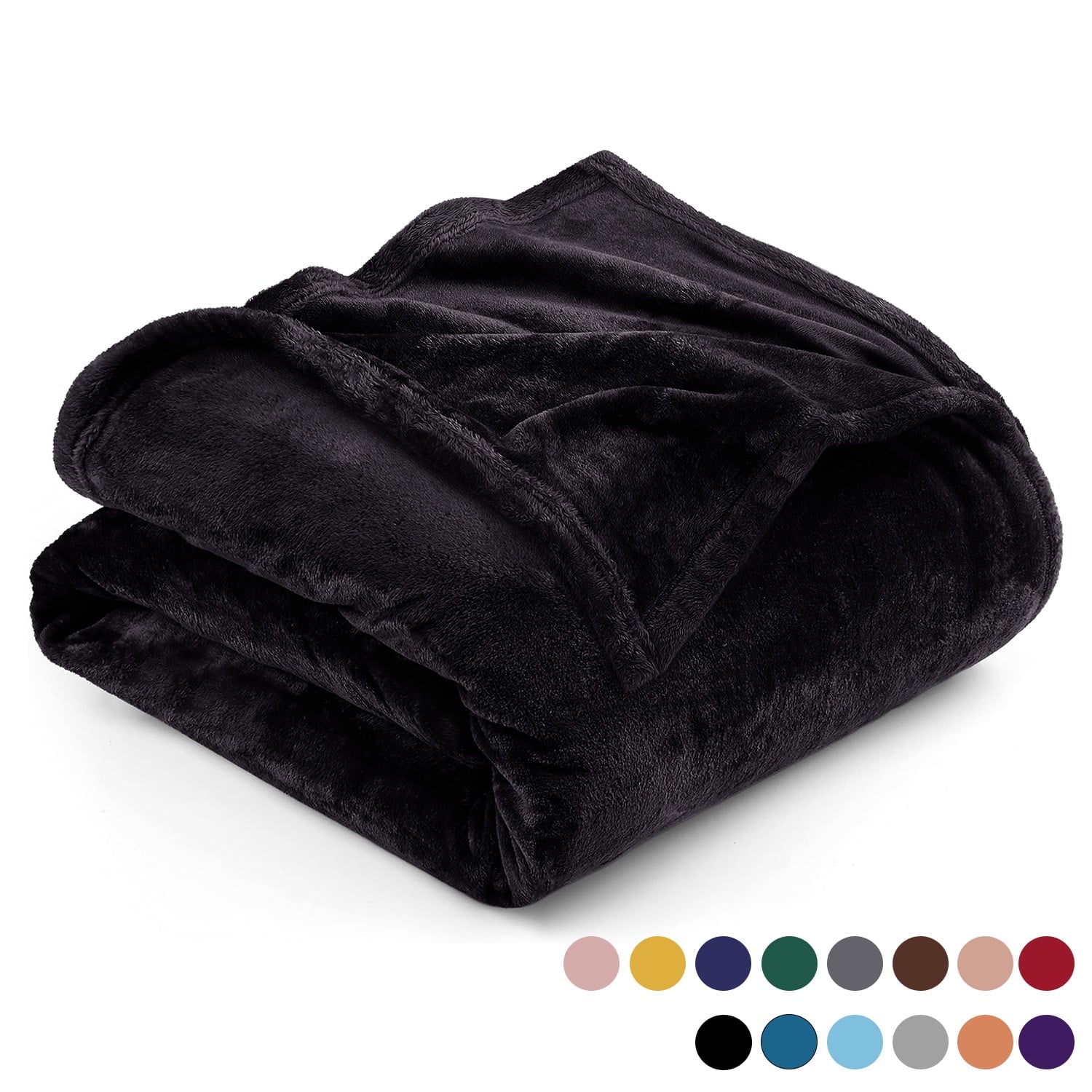 Super Soft Flannel Microplush Fleece Blanket Cozy for Bed and Throw Cozy for Bed and Throw 310 GSM Soft Microfiber Lightweight Warm Fluf... - Luxury Knitted Decorative Throw Blanket with Fringes - Default Title