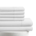 Premium Egyptian Cotton Queen Size 6 Piece Bed Sheet Set White - Ultra Soft Microfiber Deep Pocket Wrinkle Free - Premium Ultra-Soft Pillowcase Pair for Sleeping - Default Title