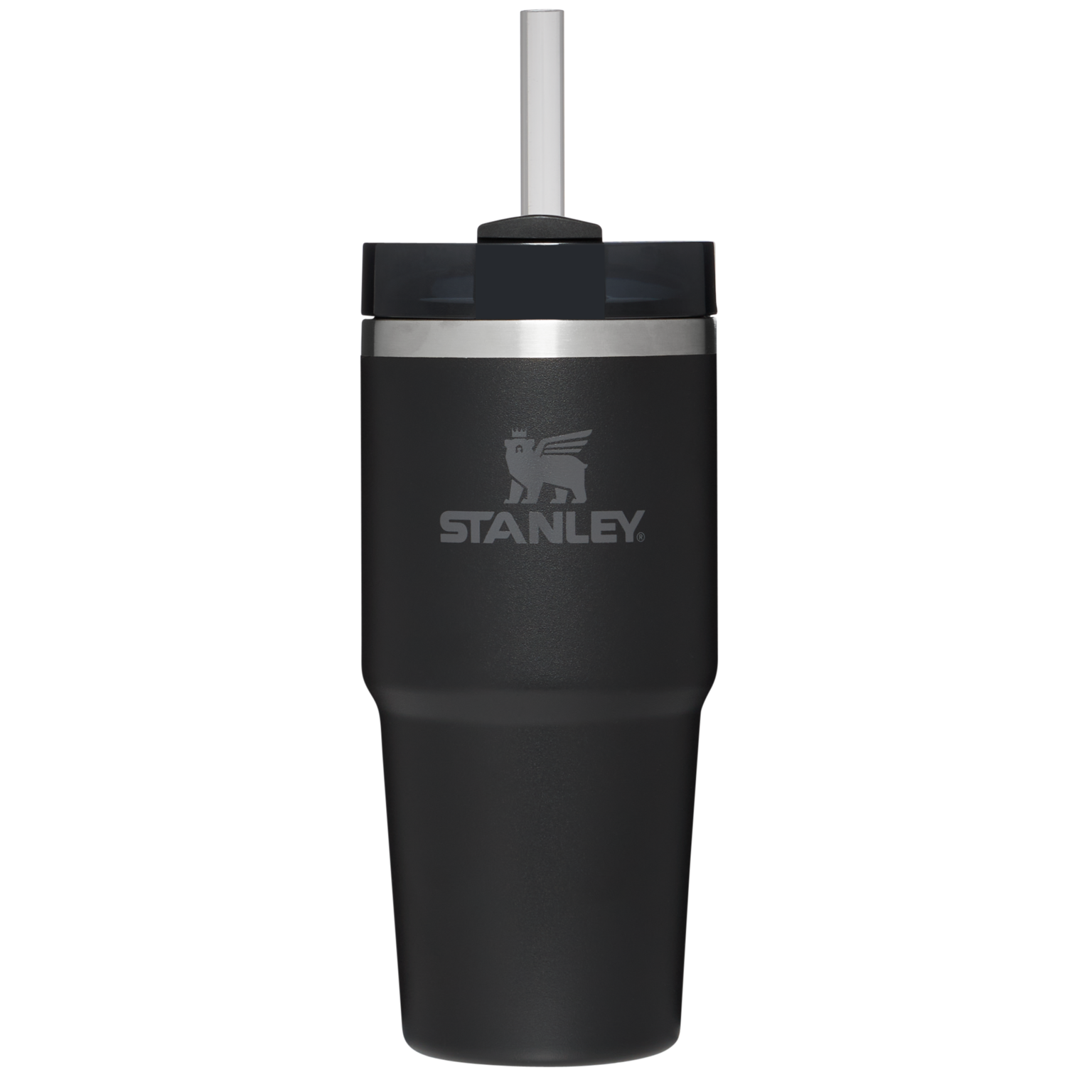 Double-Wall Vacuum The Quencher H2.0 Flowstate Tumbler D214X - Premium Stainless Steel Straw Cup for All-Day Hydration - Black