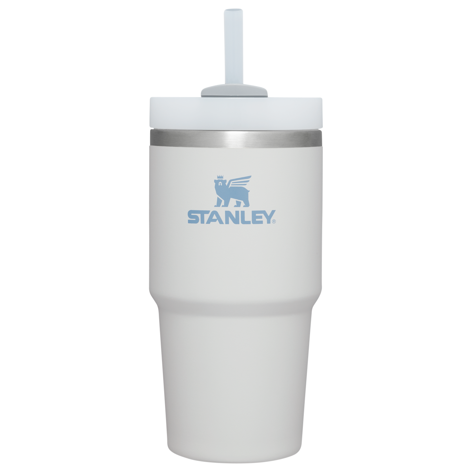 Insulated Travel The Quencher H2.0 Flowstate Tumbler | Stanley Create D330L - Premium Stainless Steel Straw Cup for All-Day Hydration - Fog