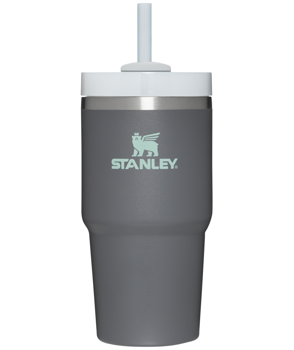 Insulated Travel The Quencher H2.0 Flowstate Tumbler | Stanley Create D330L - Premium Stainless Steel Straw Cup for All-Day Hydration - Charcoal