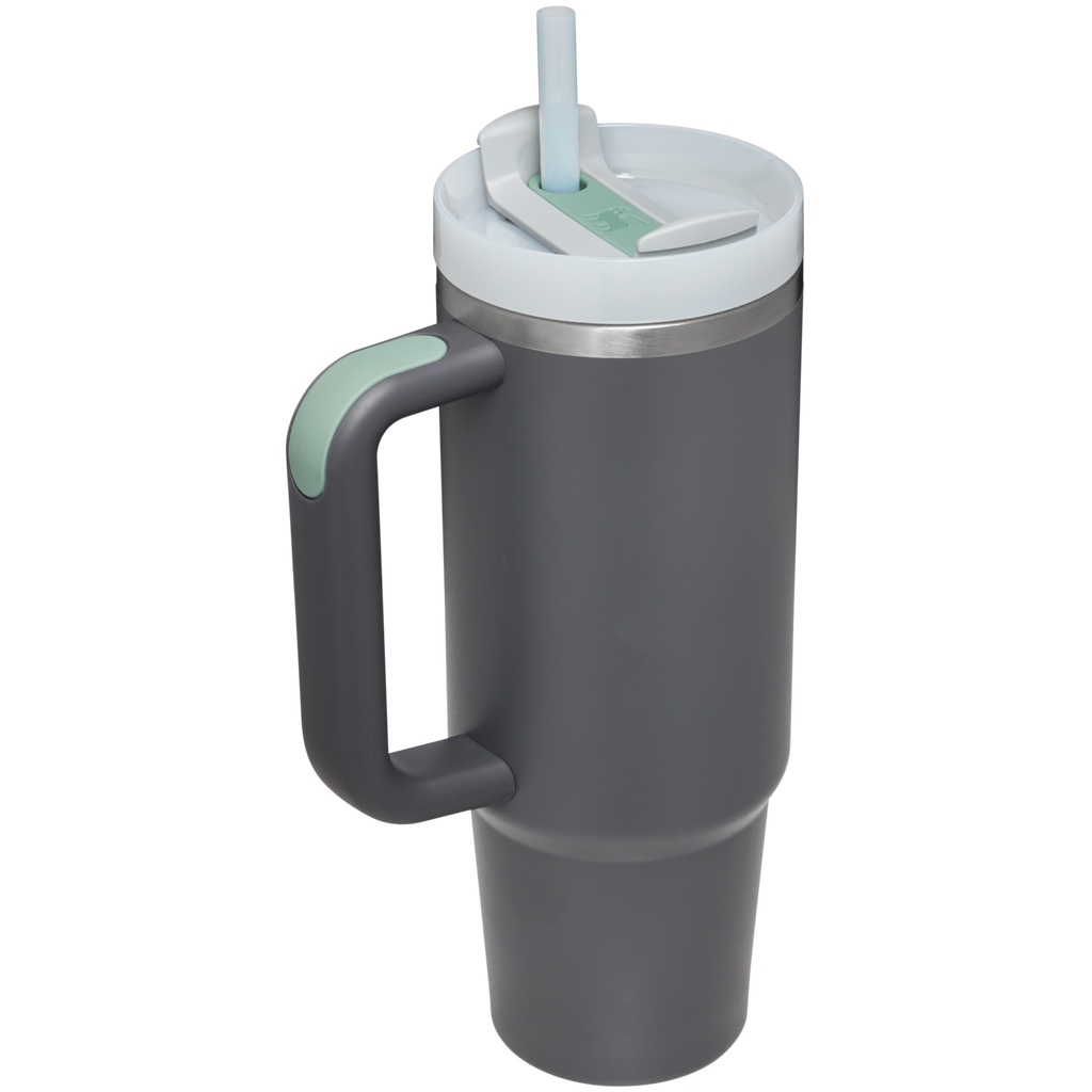 Car-Cup Friendly The Quencher H2.0 Flowstate Tumbler | Stanley Create D331C - Premium Stainless Steel Straw Cup for All-Day Hydration Detail