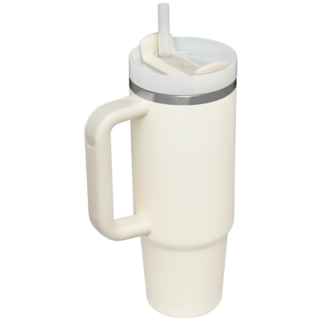 Car-Cup Friendly The Quencher H2.0 Flowstate Tumbler | Stanley Create D331C - Premium Stainless Steel Straw Cup for All-Day Hydration Detail