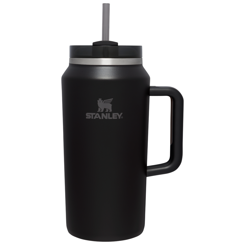 Car-Cup Friendly The Quencher H2.0 Flowstate Tumbler D365U - 40oz Large Capacity Car-Cup Friendly Quencher - Black